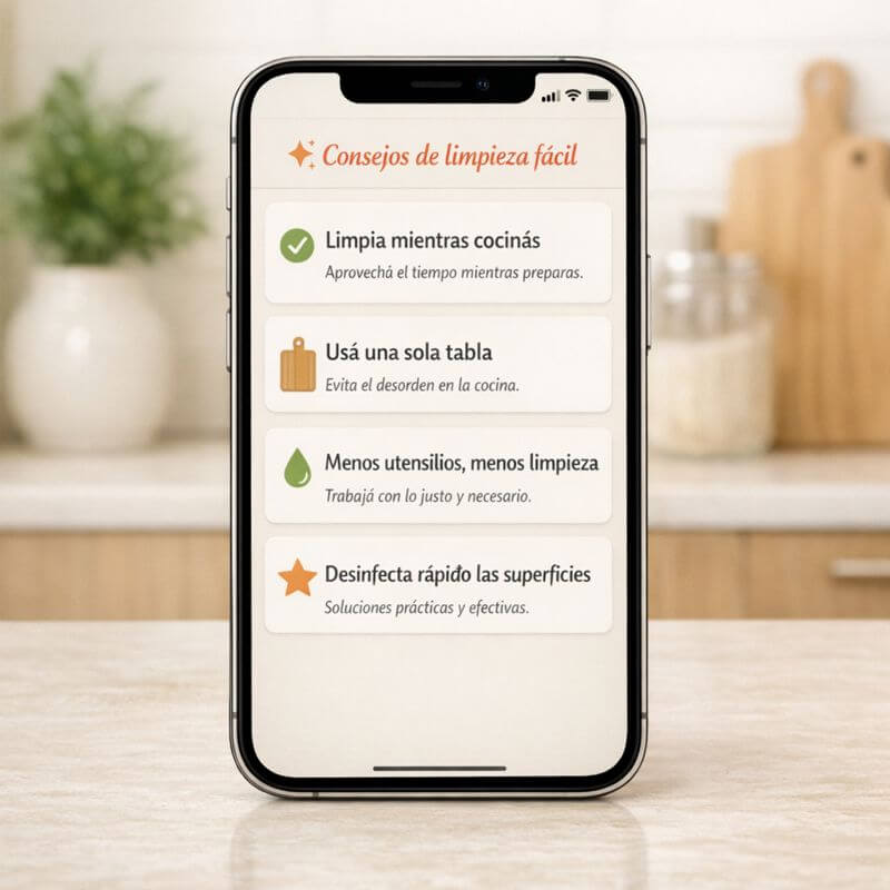 Consejos de limpieza fácil